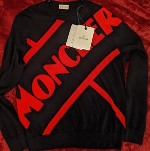 Mens medium Moncler Intarsia Sweater